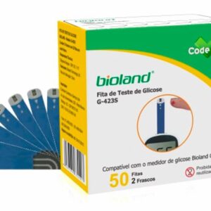 Fita para Glicosímetro - Caixa com 50 Fitas - Bioland