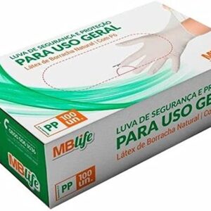 Luva Látex Descartável - MBlife